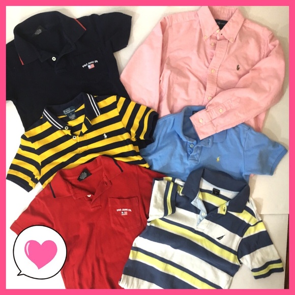 Ralph Lauren boys Polo button down 6-8 Nautica